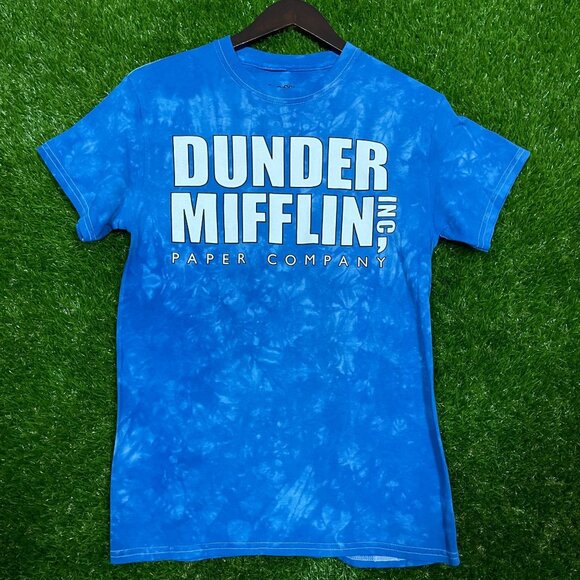 The Office Dunder Mifflin Inc Graphic Tie-dye T-shirt size Small - Picture 1 of 4